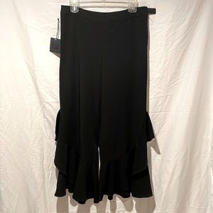 Black fashion dress pants